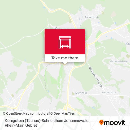 Königstein (Taunus)-Schneidhain Johanniswald map