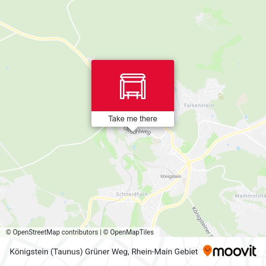 Königstein (Taunus) Grüner Weg map