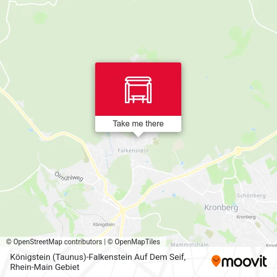 Карта Königstein (Taunus)-Falkenstein Auf Dem Seif