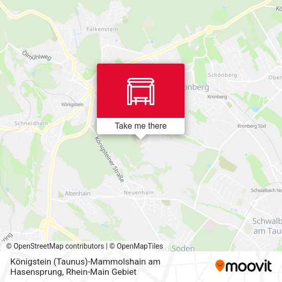 Königstein (Taunus)-Mammolshain am Hasensprung map
