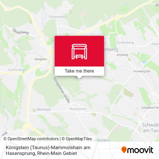 Königstein (Taunus)-Mammolshain am Hasensprung map
