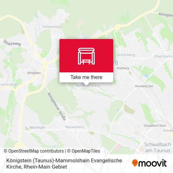 Königstein (Taunus)-Mammolshain Evangelische Kirche map