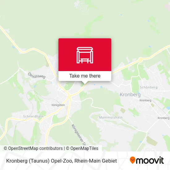 Карта Kronberg (Taunus) Opel-Zoo