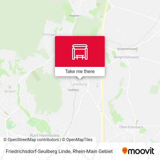 Карта Friedrichsdorf-Seulberg Linde