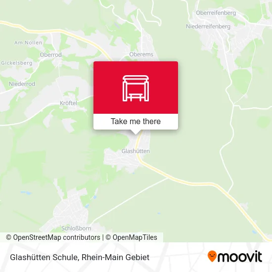 Карта Glashütten Schule