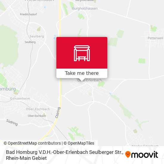 Карта Bad Homburg V.D.H.-Ober-Erlenbach Seulberger Str.