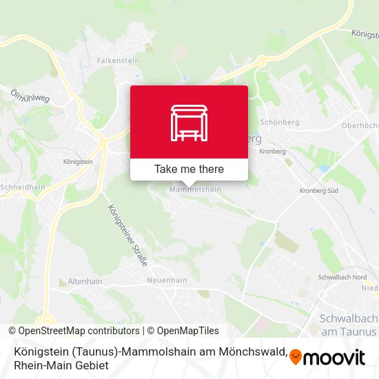 Königstein (Taunus)-Mammolshain am Mönchswald map
