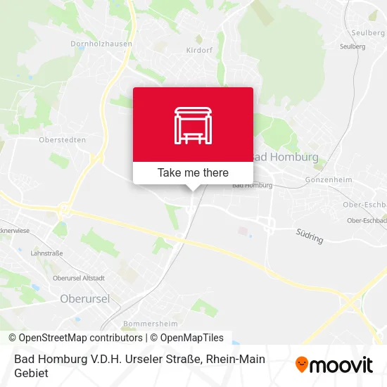 Карта Bad Homburg V.D.H. Urseler Straße
