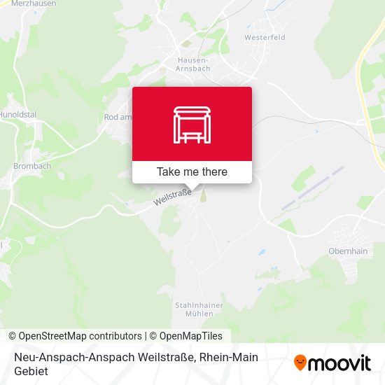 Карта Neu-Anspach-Anspach Weilstraße