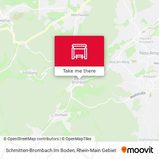 Schmitten-Brombach Im Boden map