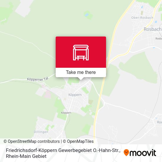 Friedrichsdorf-Köppern Gewerbegebiet O.-Hahn-Str. map