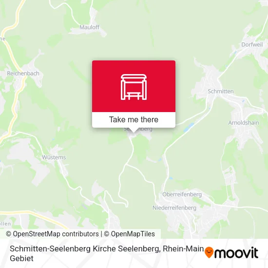 Карта Schmitten-Seelenberg Kirche Seelenberg