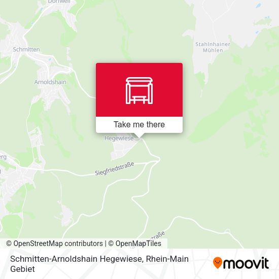Schmitten-Arnoldshain Hegewiese map