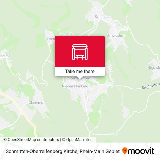 Schmitten-Oberreifenberg Kirche map