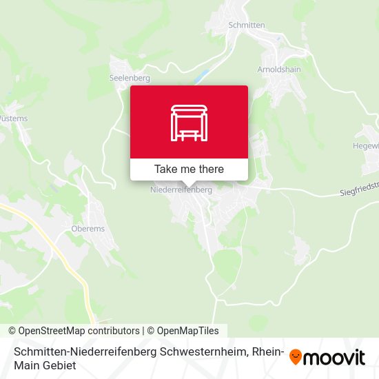 Schmitten-Niederreifenberg Schwesternheim map