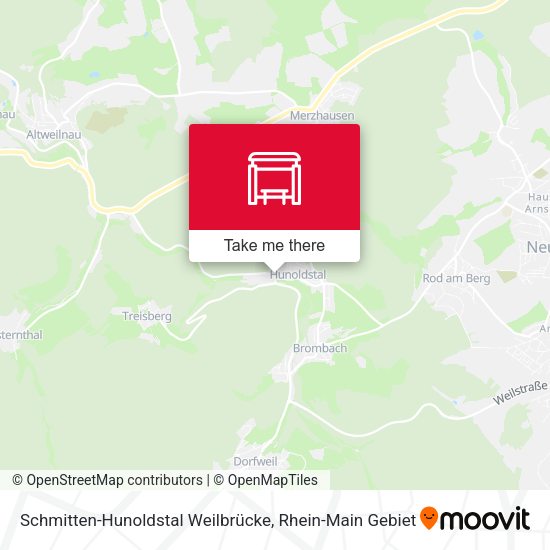 Schmitten-Hunoldstal Weilbrücke map