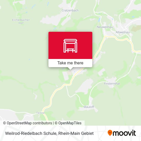 Weilrod-Riedelbach Schule map