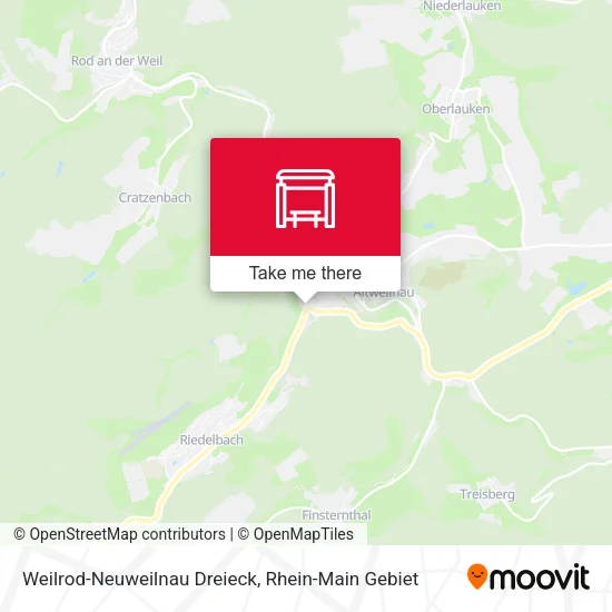 Карта Weilrod-Neuweilnau Dreieck