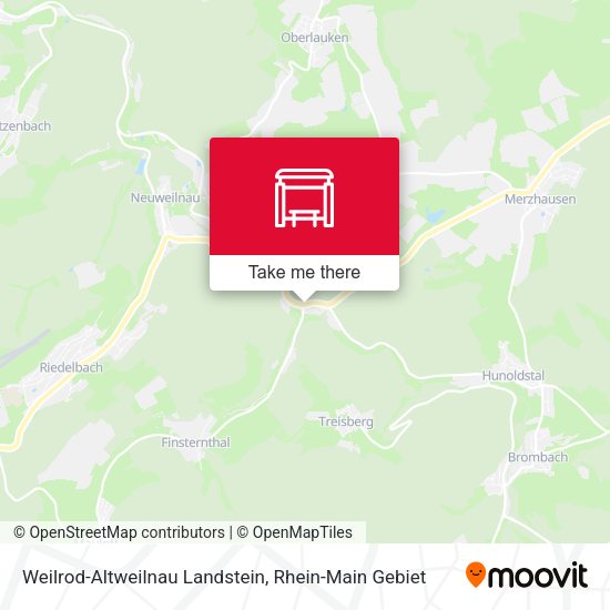 Weilrod-Altweilnau Landstein map