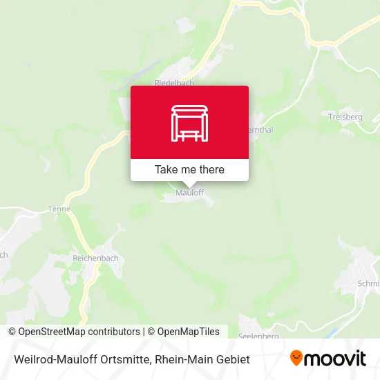 Карта Weilrod-Mauloff Ortsmitte