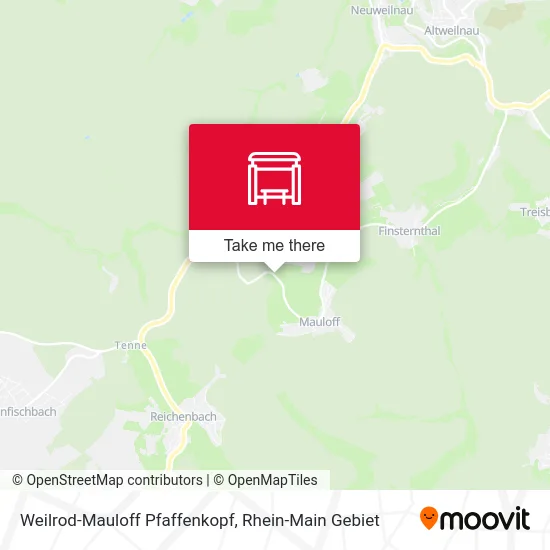 Карта Weilrod-Mauloff Pfaffenkopf