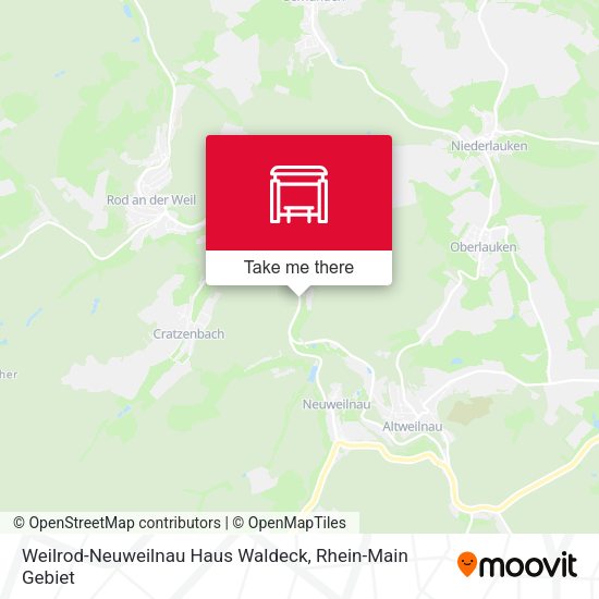 Weilrod-Neuweilnau Haus Waldeck map