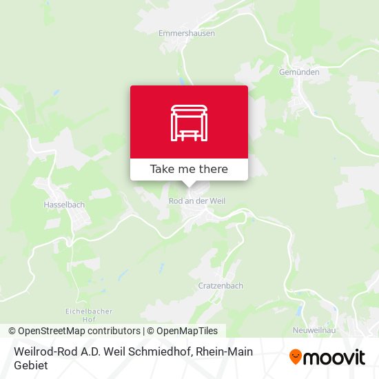 Weilrod-Rod A.D. Weil Schmiedhof map