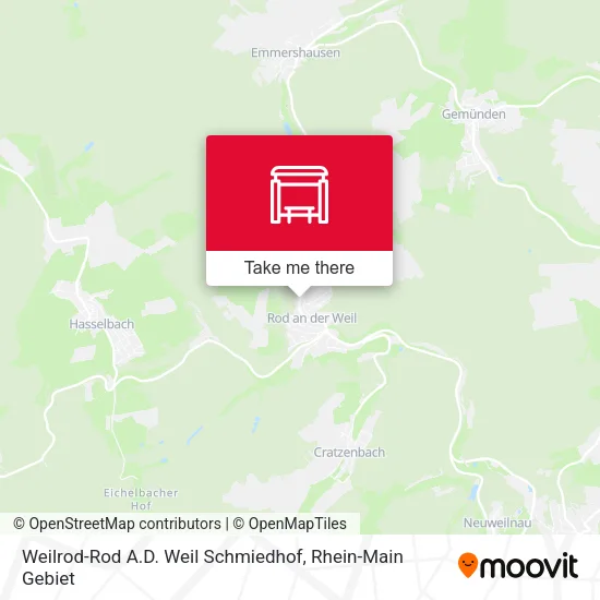 Карта Weilrod-Rod A.D. Weil Schmiedhof