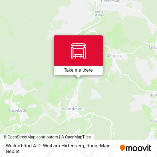 Карта Weilrod-Rod A.D. Weil am Hirtenberg
