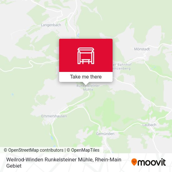 Карта Weilrod-Winden Runkelsteiner Mühle