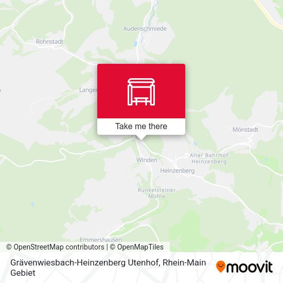 Grävenwiesbach-Heinzenberg Utenhof map