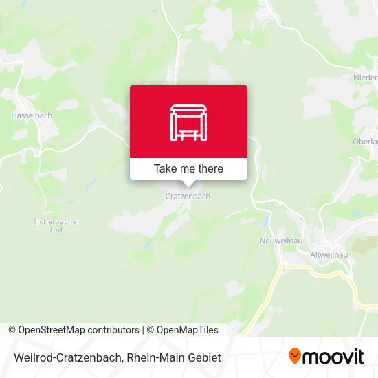 Карта Weilrod-Cratzenbach