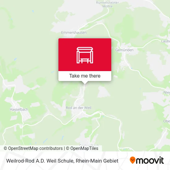 Карта Weilrod-Rod A.D. Weil Schule