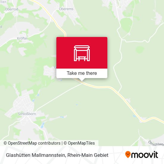 Glashütten Mallmannstein map