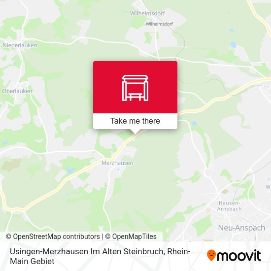Карта Usingen-Merzhausen Im Alten Steinbruch