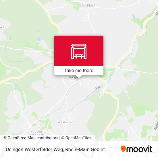 Карта Usingen Westerfelder Weg