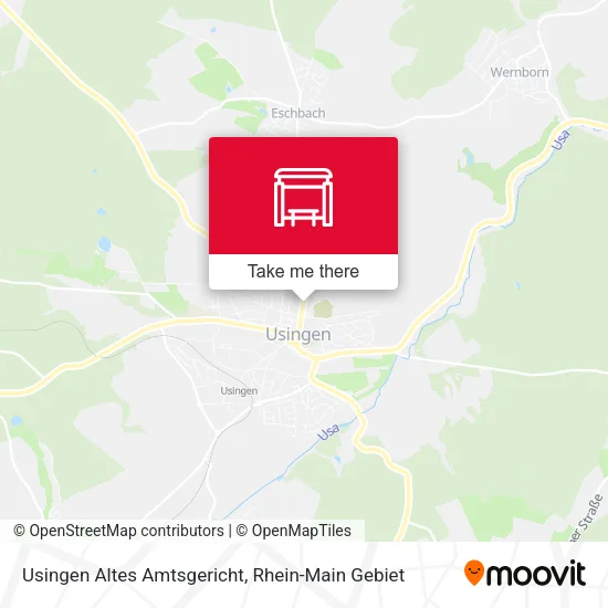 Карта Usingen Altes Amtsgericht