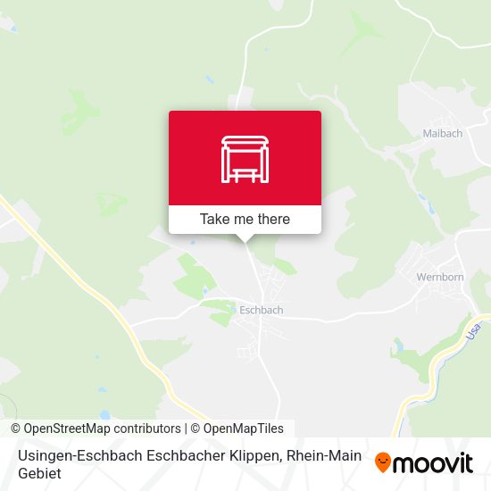 Карта Usingen-Eschbach Eschbacher Klippen