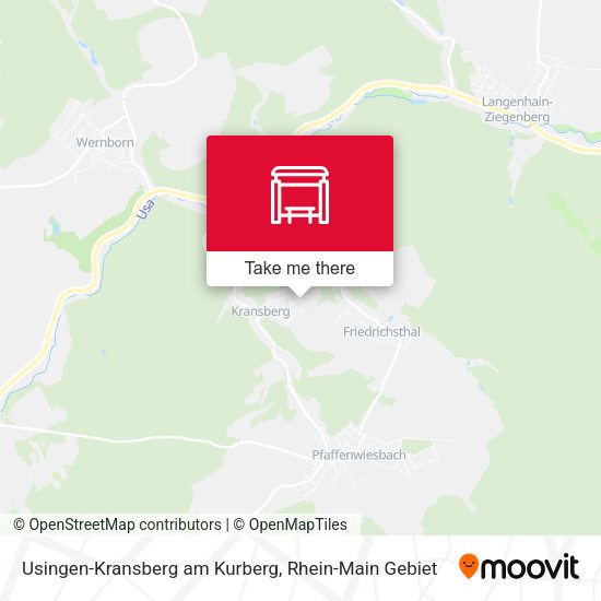 Usingen-Kransberg am Kurberg map