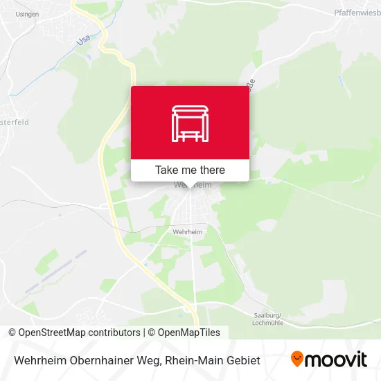 Карта Wehrheim Obernhainer Weg