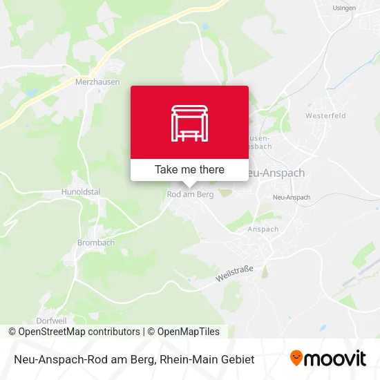 Карта Neu-Anspach-Rod am Berg