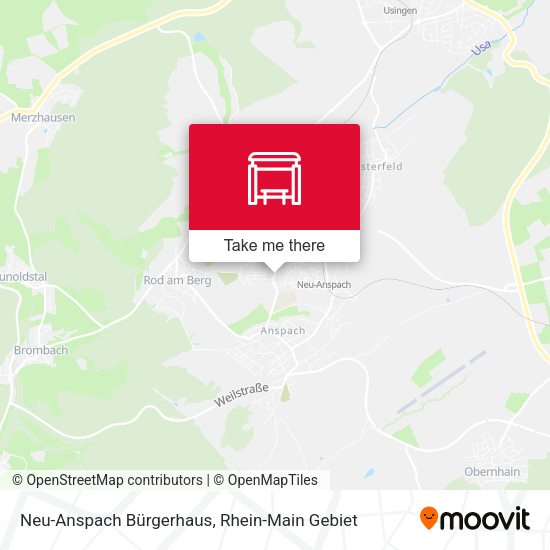 Neu-Anspach Bürgerhaus map