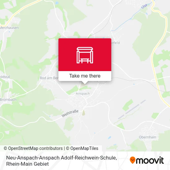 Карта Neu-Anspach-Anspach Adolf-Reichwein-Schule