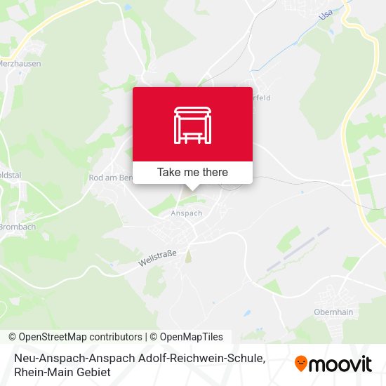 Карта Neu-Anspach-Anspach Adolf-Reichwein-Schule