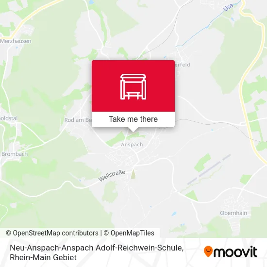 Карта Neu-Anspach-Anspach Adolf-Reichwein-Schule