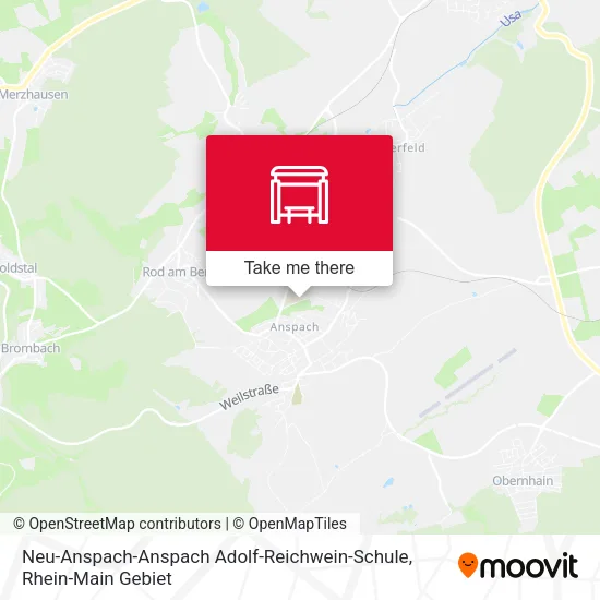 Карта Neu-Anspach-Anspach Adolf-Reichwein-Schule