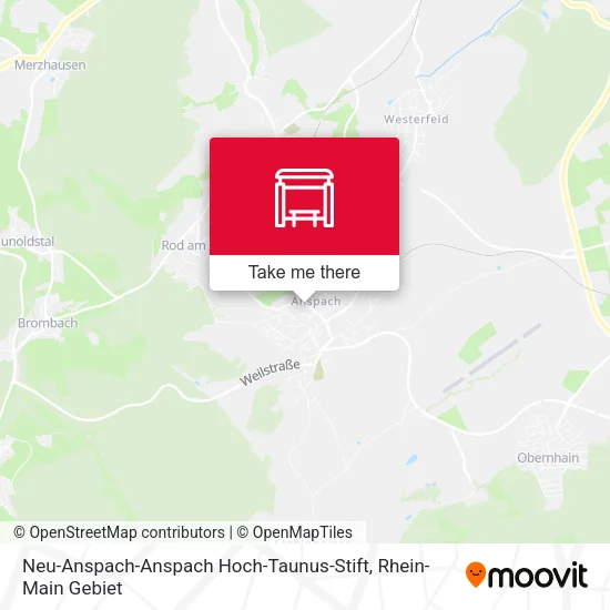 Карта Neu-Anspach-Anspach Hoch-Taunus-Stift