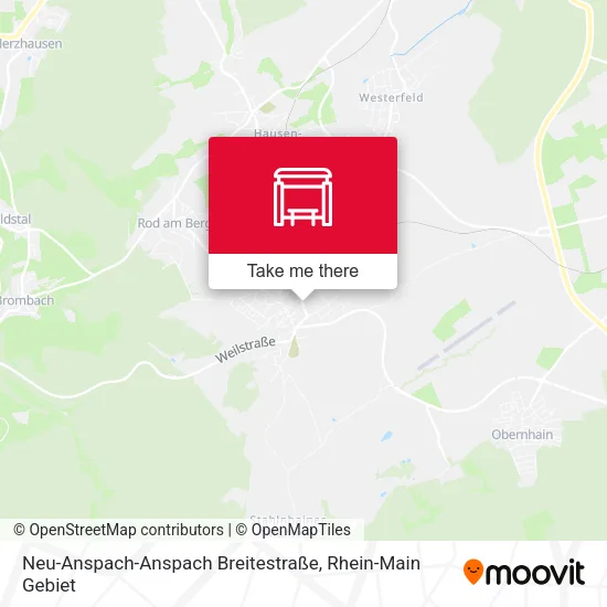 Карта Neu-Anspach-Anspach Breitestraße