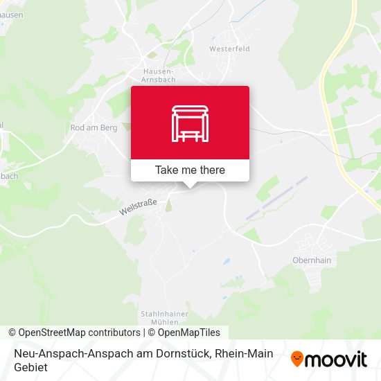 Карта Neu-Anspach-Anspach am Dornstück