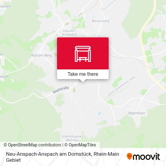 Карта Neu-Anspach-Anspach am Dornstück
